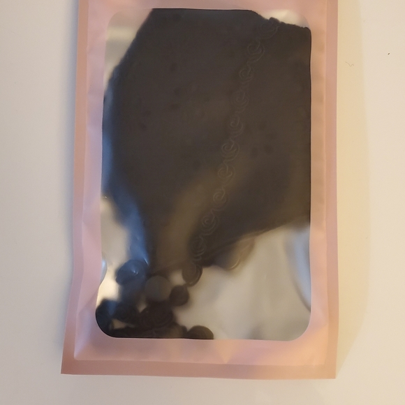 Reusable Eyelet Cotton Face Mask W/Necklace - Picture 2 of 4